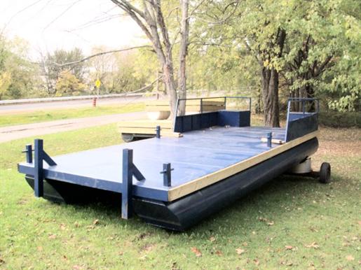 Steel Pontoon Barge Steel Pontoon Barge 2014 New Boat for Sale in 