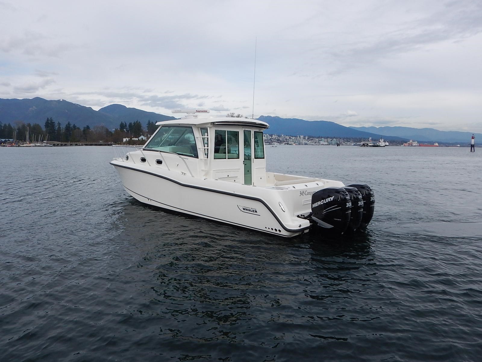 Boston Whaler 345 Conquest Pilothouse 2015 New Boat for Sale in Vancouver, British Columbia
