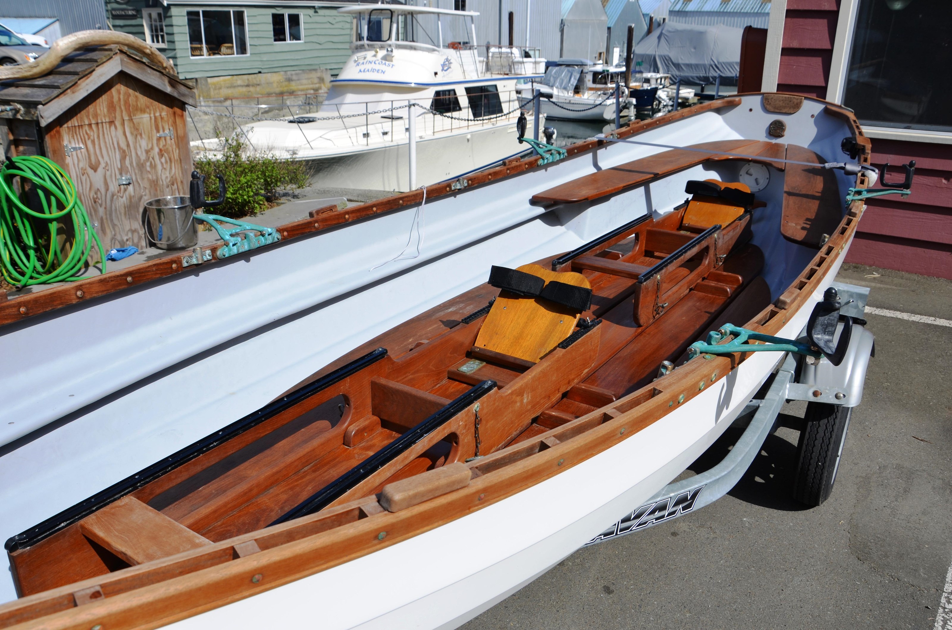 Whitehall Spirit 17 Classic Slide Seat Rowing Mode 2008 Used Boat for