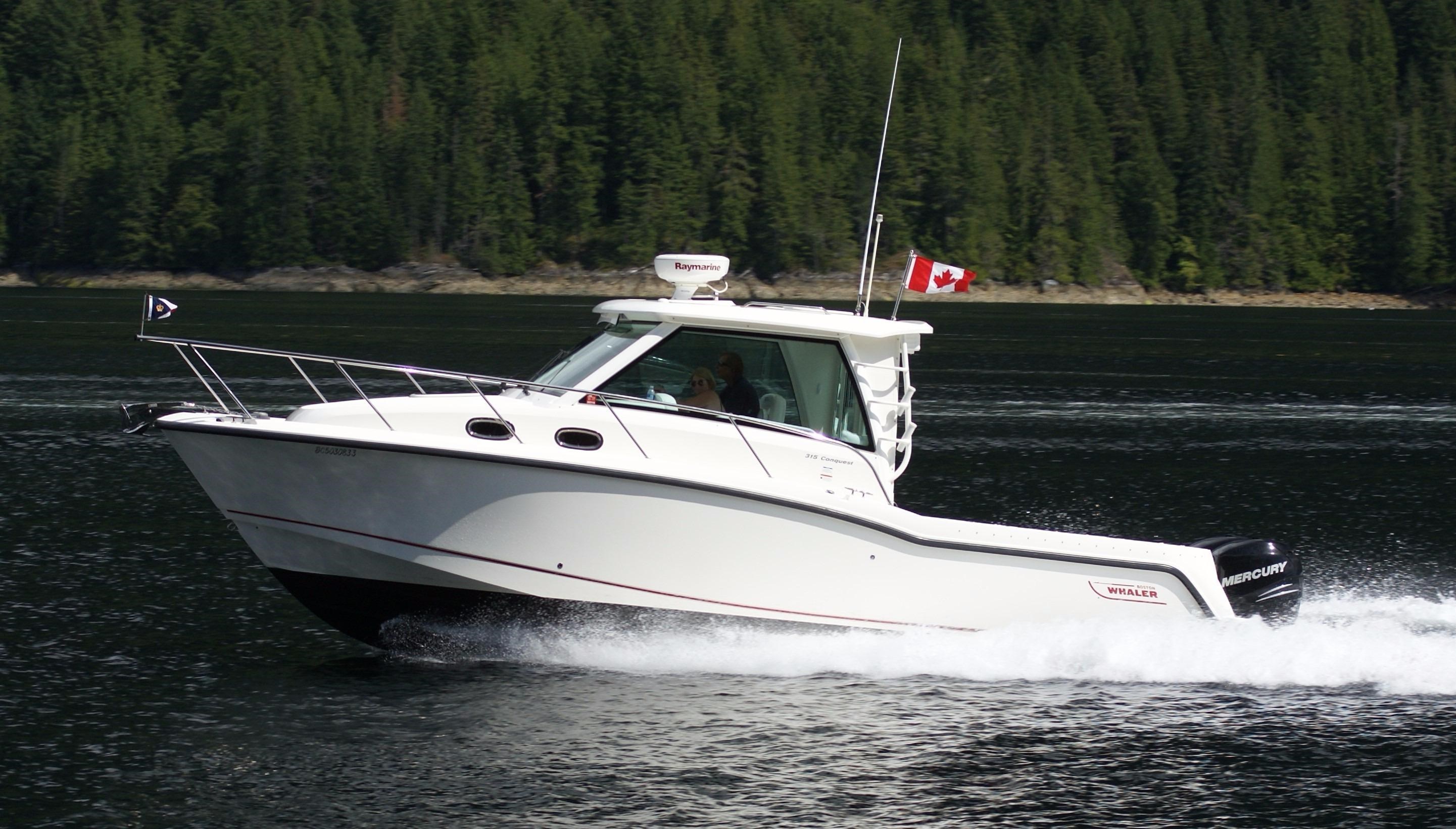 Boston Whaler 315 Conquest Pilothouse 2013 Used Boat for Sale in Vancouver, British Columbia Boston Whaler 315 Conquest Pilothouse 2013 Used Boat for Sale in Vancouver, British Columbia