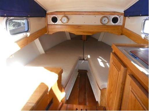 Wood/Resin Power Camp Cruiser/Canal Boat 20' Plywood/Resin ... Wood/Resin Power Camp Cruiser/Canal Boat 20' Plywood/Resin ...