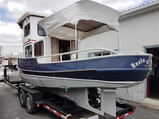 steel boat trailer for sale custom steel 27 tug with trailer 2004 used boat for sale steel boat trailer for sale custom steel 27 tug with trailer 2004 used boat for sale
