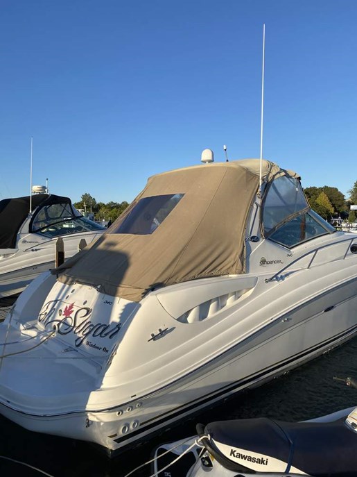 2003 Sea Ray boat for sale, model of the boat is 340 Sundancer & Image # 1 of 9