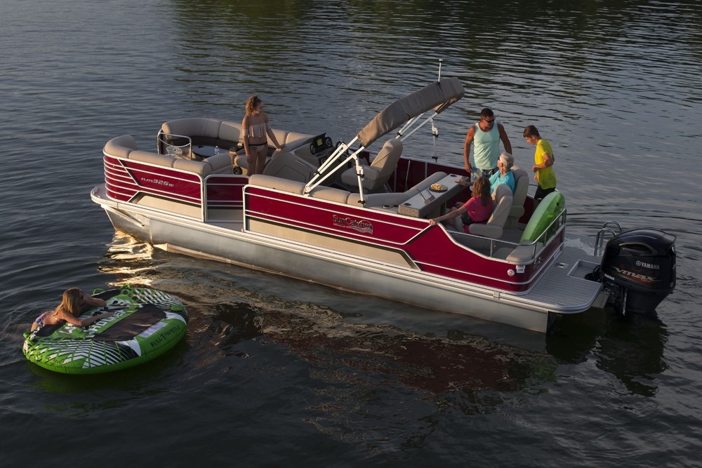 2018 G3 Boats SunCatcher Elite 326 SE Pontoon Boat Review BoatDealers.ca