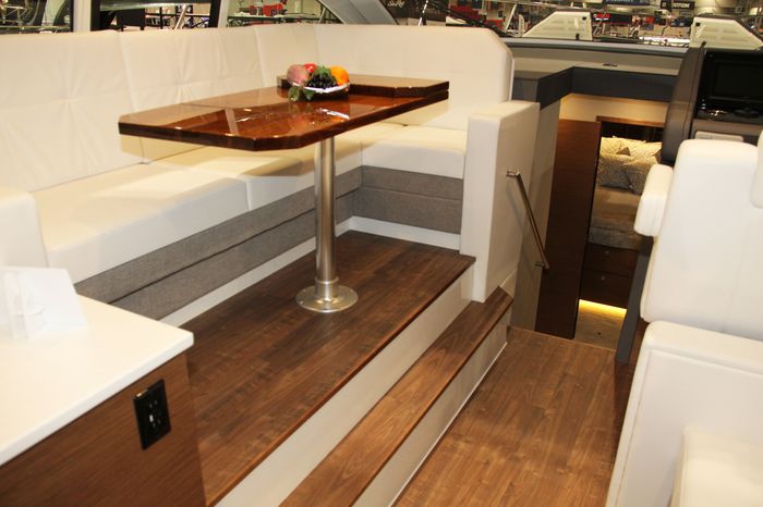 cruisers yachts 46 cantius galley table