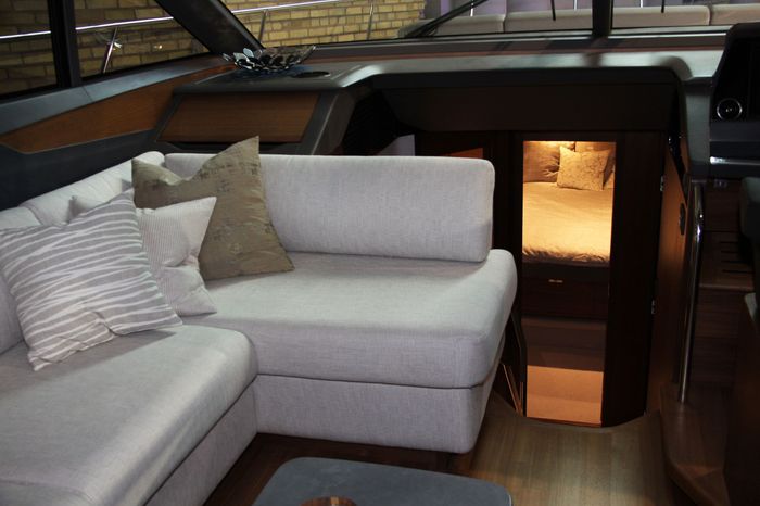 princess v60 yacht couch