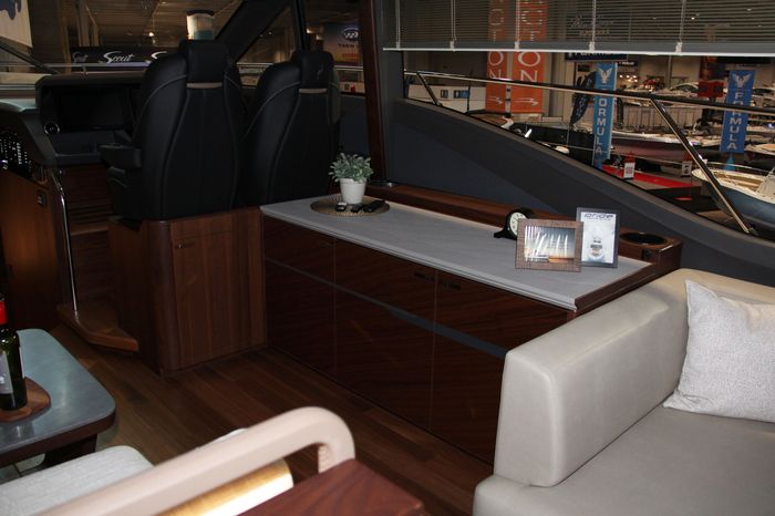 princess v60 yacht counter