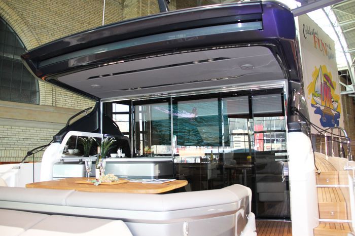 princess v60 yacht hard top