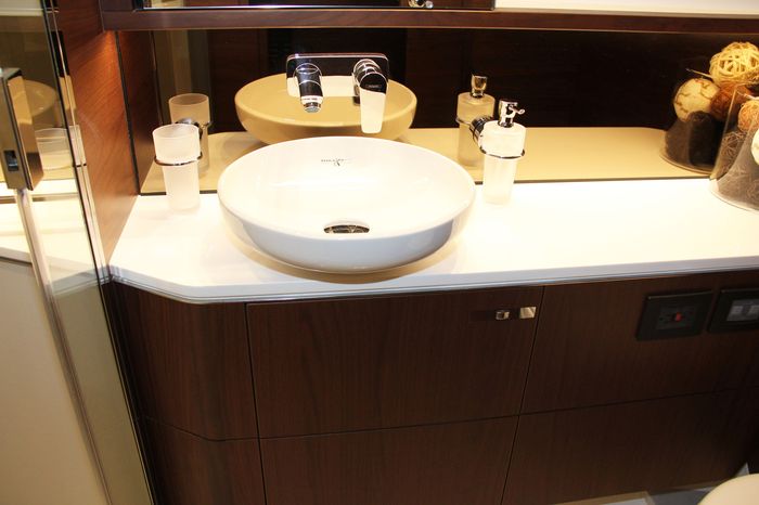 princess v60 yacht sink