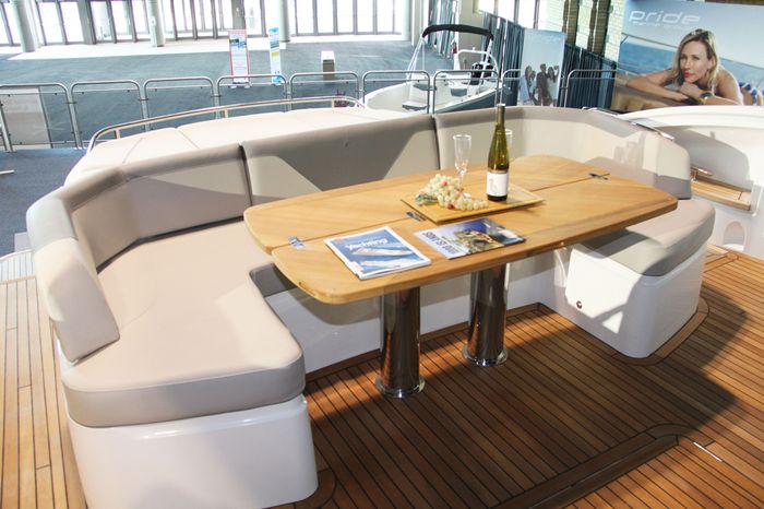 princess v60 yacht table seat