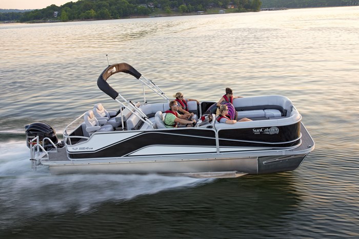 2019 Suncatcher V324 Se Pontoon Boat Review Boatdealers Ca