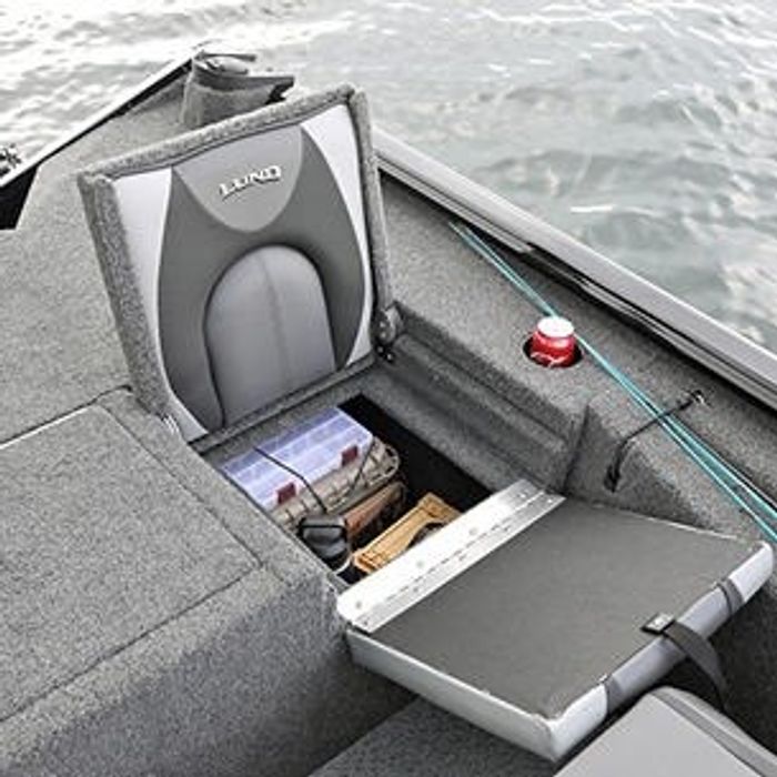 1875-1975 Renegade Aft Deck Port Jump Seat Storage
