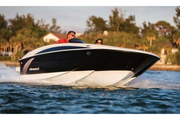 bayliner element sharp turn