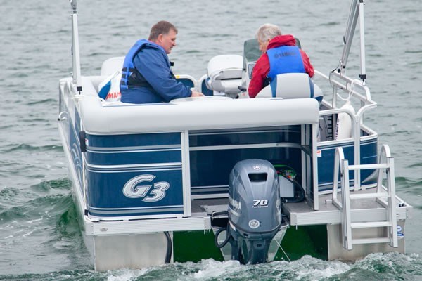 LV 208 Fish DELUXE PONTOON BOAT COVER G3 Boats LV 208 Cruise
