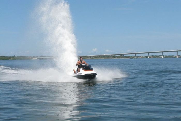 SeaDoo GTI Stopping