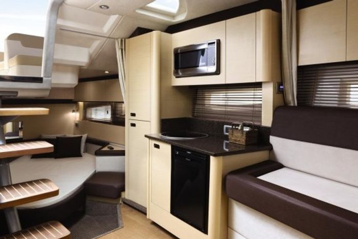 searay 370 venture kitchen