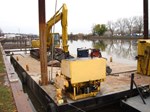 2008 Custom Built 1980 63.5' x 26' x 4' Spud Barge, 21&#
