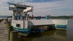 1994 118' x 44' x 7' Steel Trash Skimmer