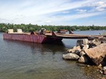 1990 60' x 16' x 6' Steel Deck Barge with Ramp