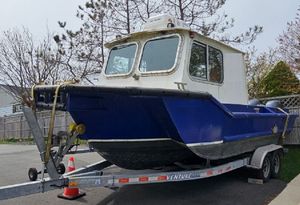Aluminum Workboat w/Trailer 1987