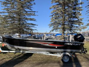 Smoker Craft Big Fish 16 Side Console For Sale with Suzuki DF30 2024