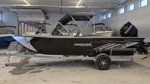 2026 Smoker Craft Pro Sportsman 2072 DC Black Suzuki DF175