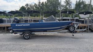 2025 KingFisher Falcon 1825 Sport Fish Model in Intense Blue with 