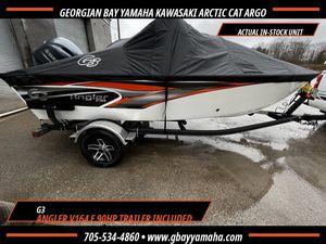 2023 G3 Angler V164 F 90HP Engine Trailer Included