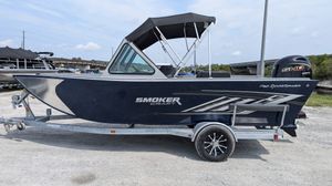 2026 Smoker Craft Pro Sportsman 1872 DC Blue Yamaha VF115
