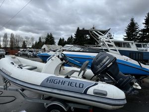 2020 Highfield Used   OM350 Hypalon with 30 HP Yamaha - 58hrs