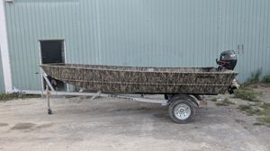 2024 Smoker Craft Jon 1448 - Jon Boat, Hunting Boat in Mossy Oak Cam