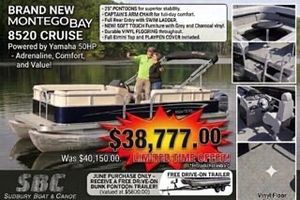 2024 Montego Bay 8520 CR STD   cw Yamaha 50hp