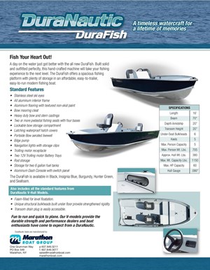 2024 Marathon Boat Group DuraFish