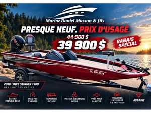 2018 Lowe STINGER 198D
