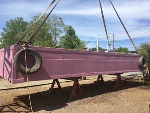 2000 25' X 7' X 3' Foam Filled Flexi Float Barge