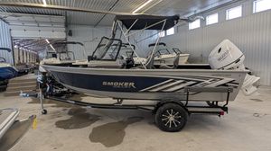 2026 Smoker Craft Adventurer 178 DC w/ White Suzuki DF115