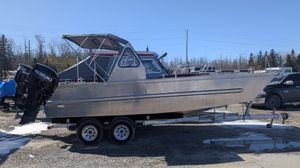 2026 Bad River Boats 20' Landing Craft Dual Console Drop Gate with 
