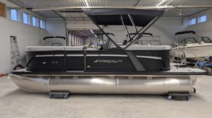 2026 Starcraft EXS 1 R Tritoon For Sale in Matte Black with a Suz