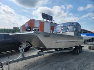 2026 Bad River Boats 22' Landing Craft Dual Console Drop Gate with 