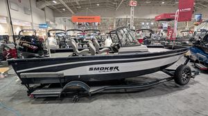 2026 Smoker Craft Adventurer 178 Dual Console Blue Yamaha VF115