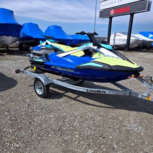 2026 Yamaha JetBlaster PRO 3-UP Azure Blue/Lunar Yellow
