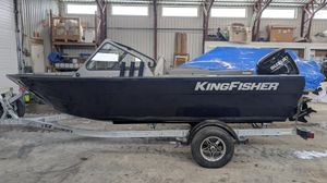 2026 KingFisher Falcon 16 in Twilight Blue with Suzuki DF90