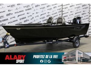 2024 Lund 1650 ANGLER TILLER + MERCURY 50 HP & remorque
