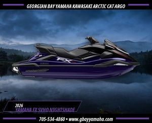 2026 Yamaha FX SVHO With Audio! Nightshade - Waverunner