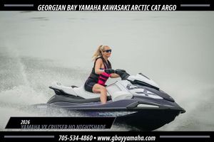 2026 Yamaha VX Cruiser HO Nightshade/White