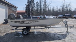 2023 Starcraft Patriot 16 Side Console White Yamaha F40