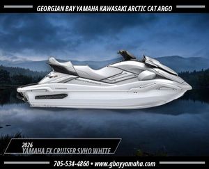 2026 Yamaha FX Cruiser SVHO White