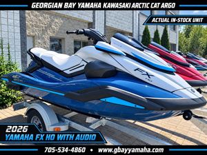 2026 Yamaha FX HO With Audio Deepwater Blue - Waverunner
