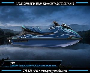 2026 Yamaha VX Cruiser With Audio Deepwater Blue  - Waverunner