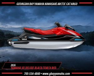 2026 Yamaha VX Deluxe Black/Torch Red